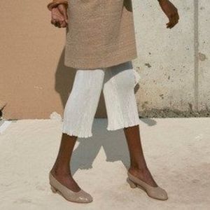 Lauren Manoogian Accordion Pants - white